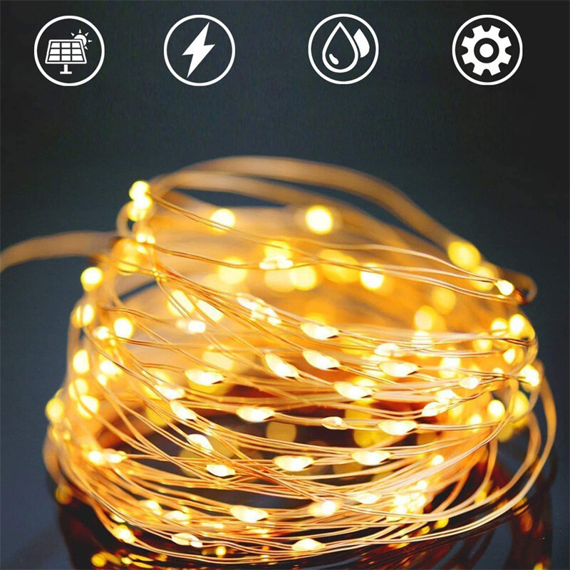 Meadowstar - Solar Star String Lights for Gardens