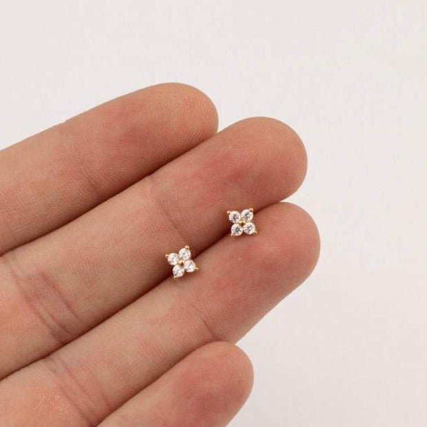 Sophie Studs - Elegant Flower Stud Earrings