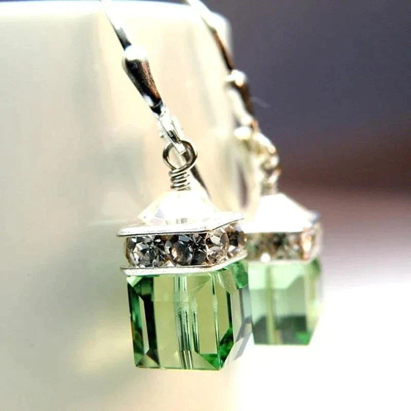 Green Peridot - Drop Earrings for Women