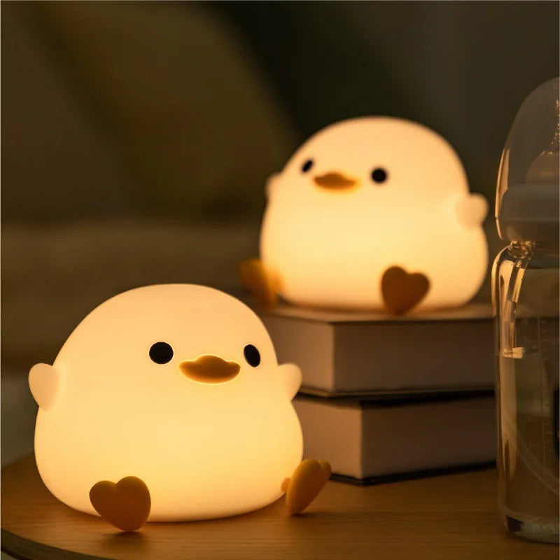 QuackGlow Charming Duck LED Night Light for Kids