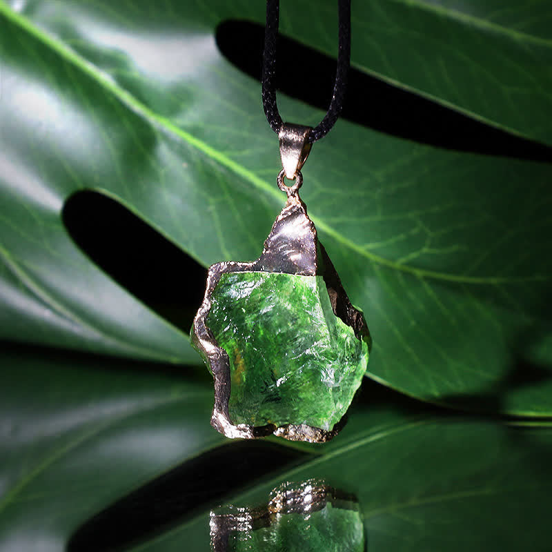 Natural Moldavite - Crystal Necklace