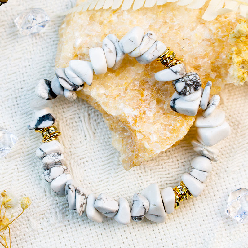 Natural Stone - Crystal Bead Bracelet