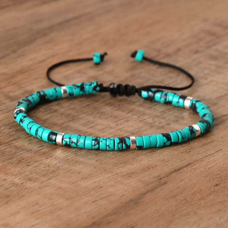 Seraphina - Braided Natural Stone Bead Bracelet for Women