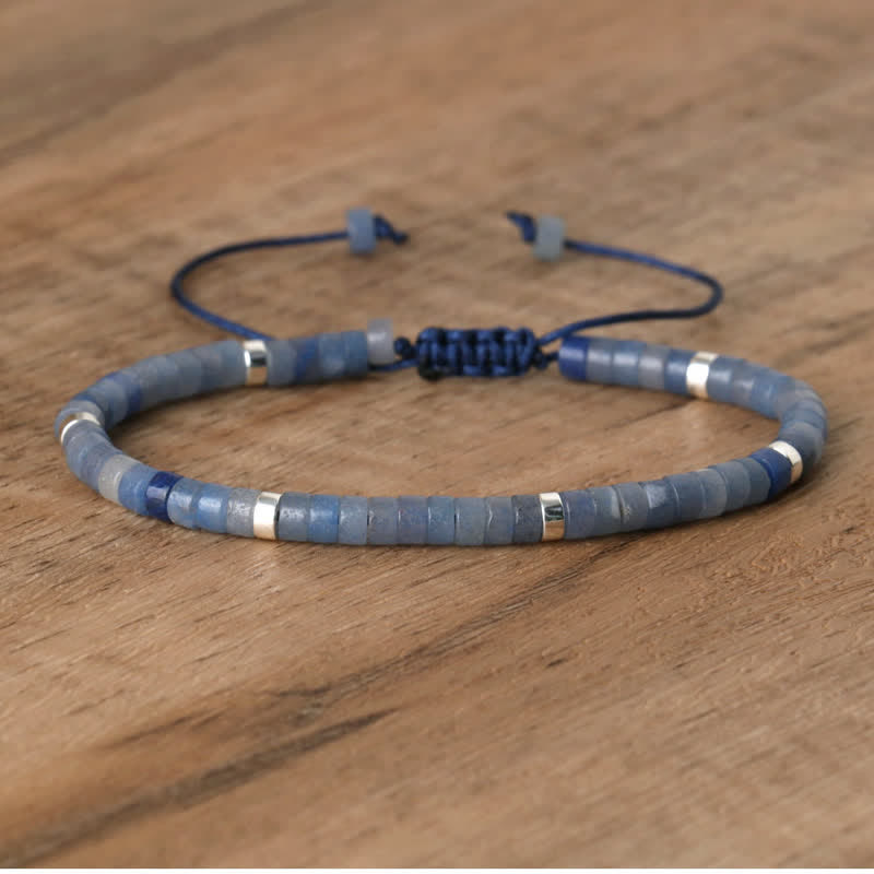 Seraphina - Braided Natural Stone Bead Bracelet for Women