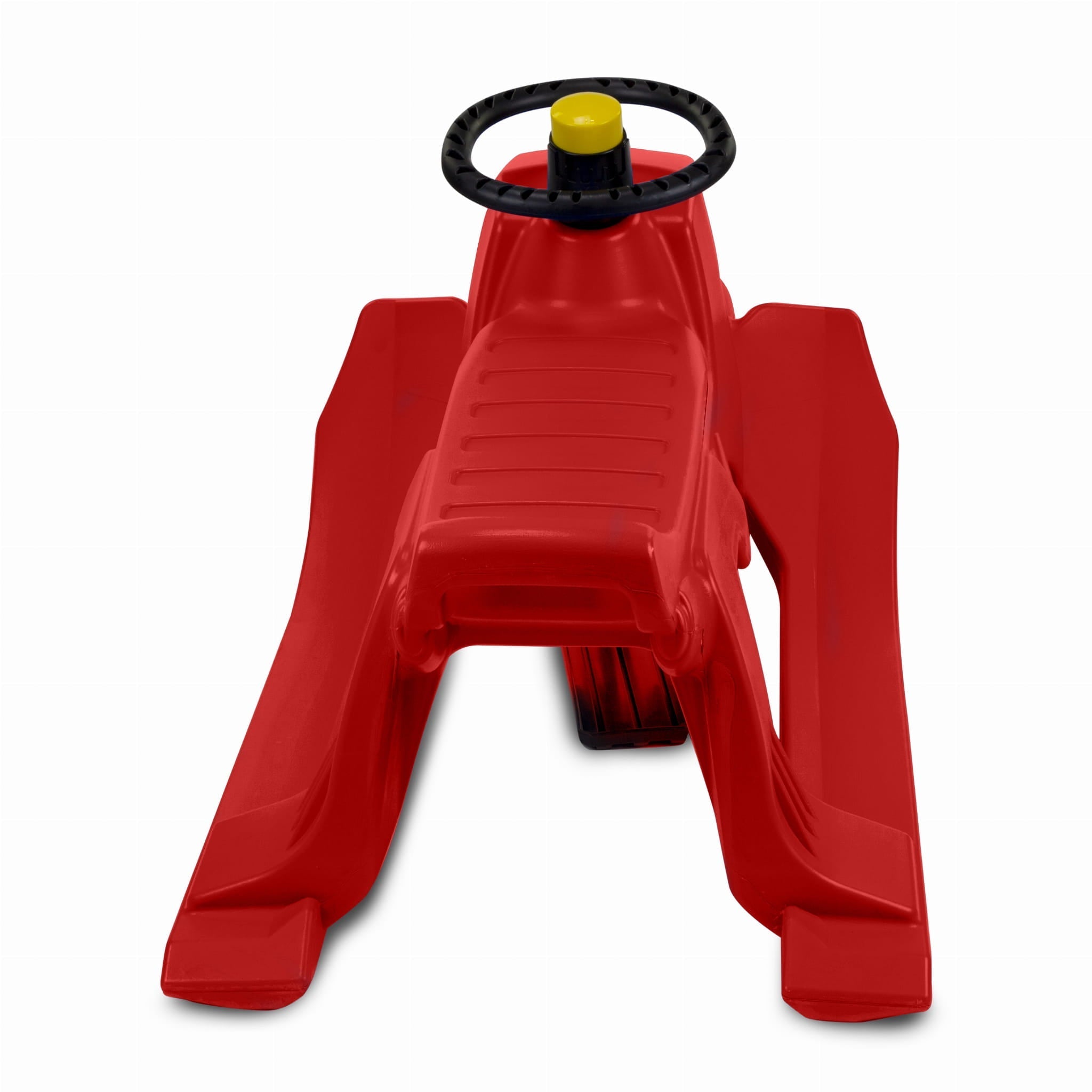 SnowGlide - Lightweight Red Kids Sledge with Steering