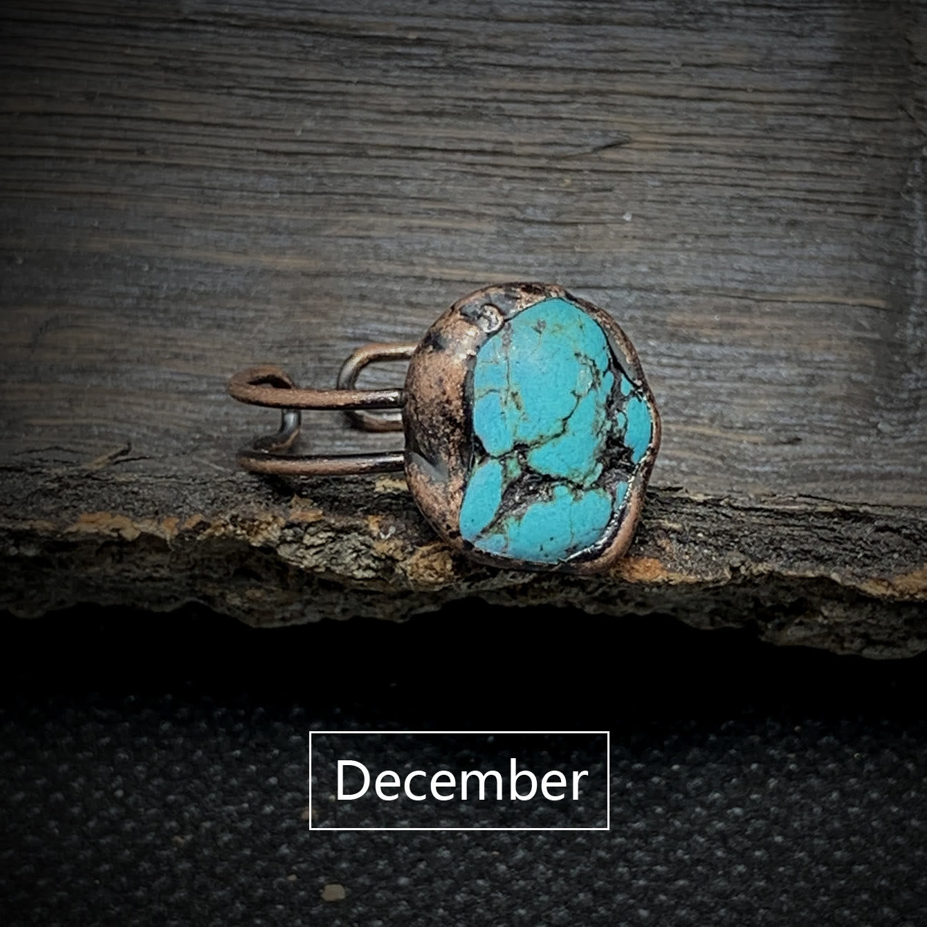 Selina - Natural Raw Birthstone Ring for Women