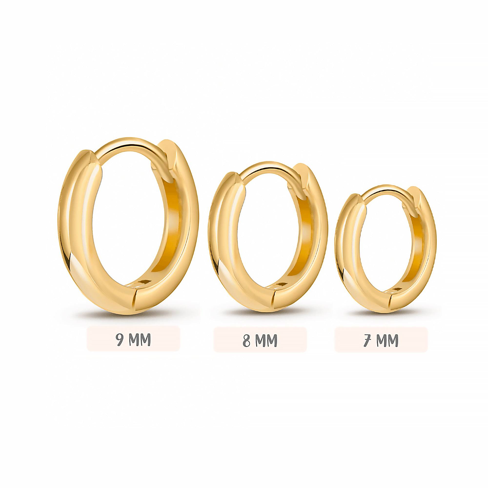 Triella - Triple Hoop Earring Set for Women