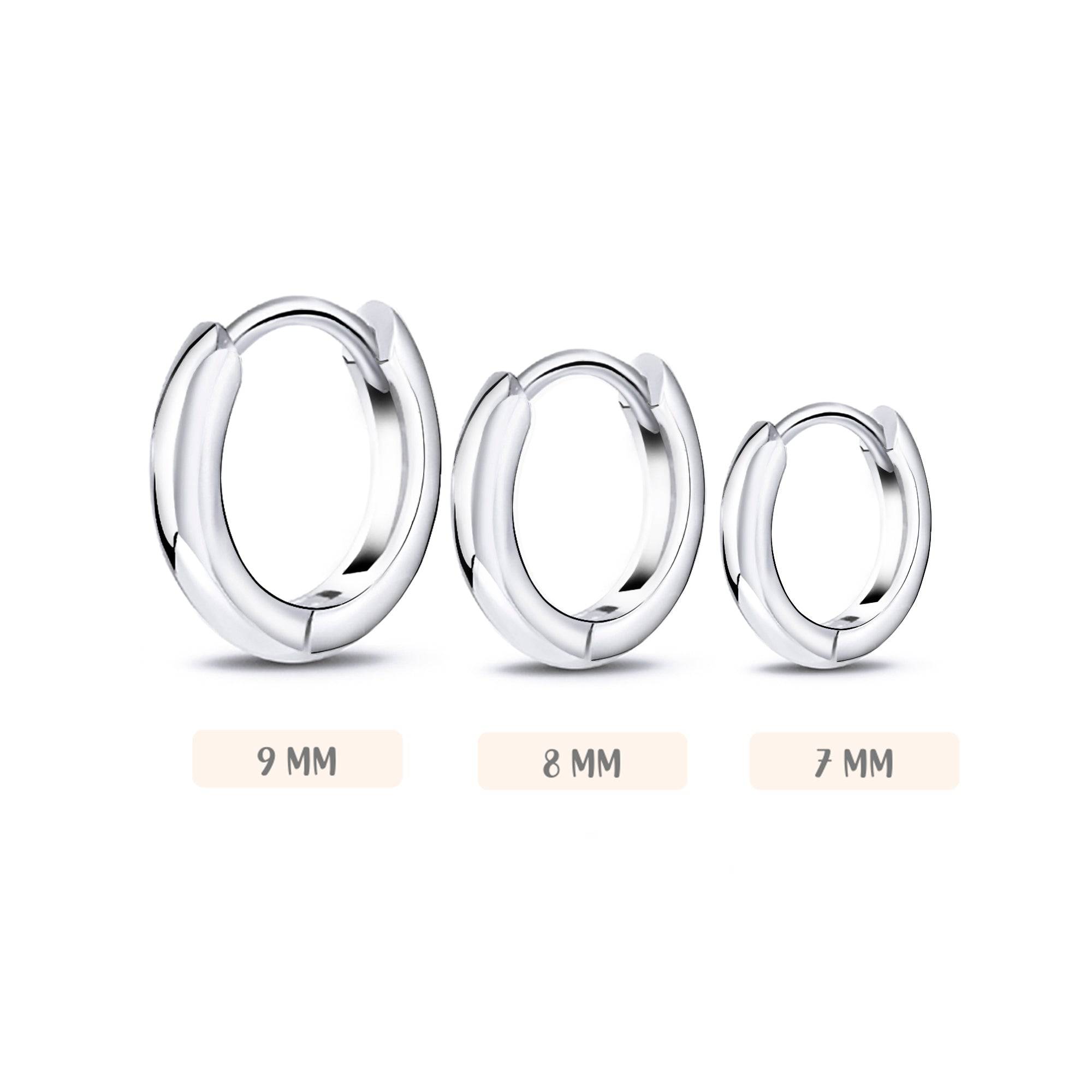 Triella - Triple Hoop Earring Set for Women
