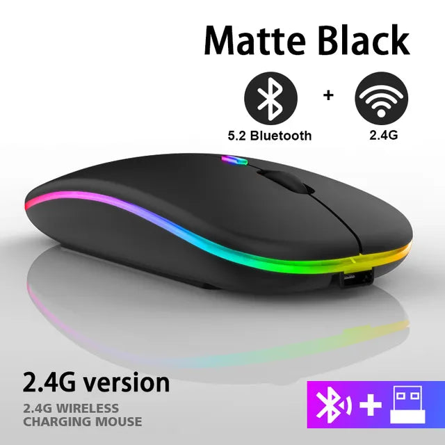 LuxeClick - Wireless Rechargeable Bluetooth Mouse