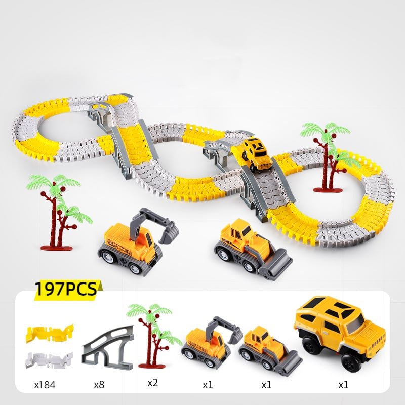 SpeedFlex - Flexible Race Track with LED Cars