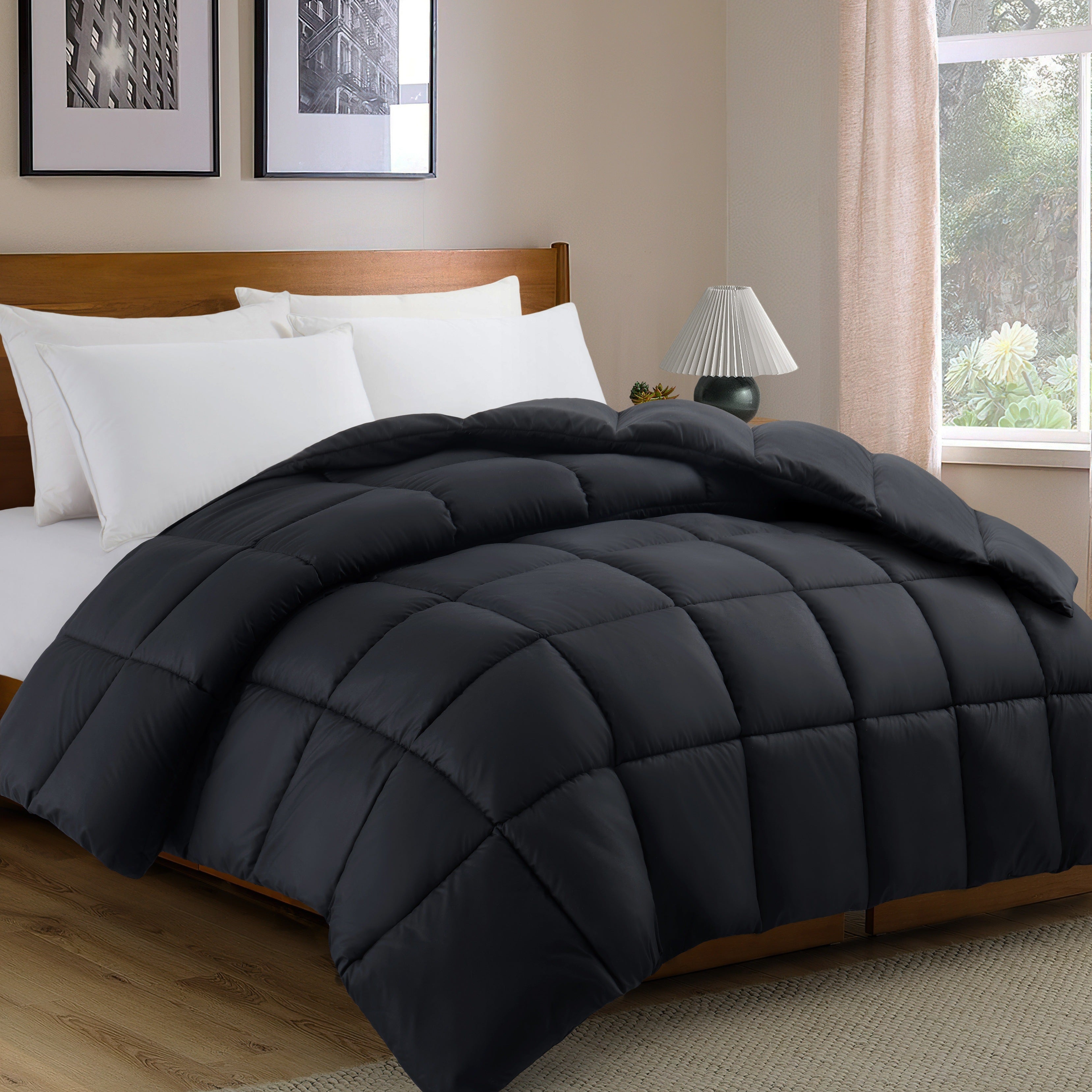 Reversible Microfiber Comforter - All-Season