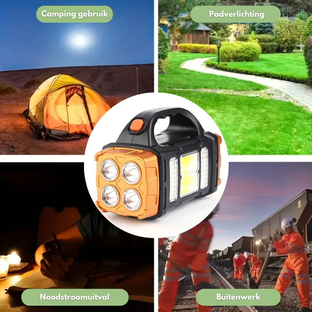 SolarBeam 3-in-1 Solar Emergency Lamp