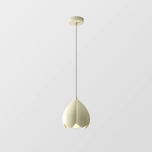 FlowerGlow Pendant - Cream Cottage Ceiling Lamp