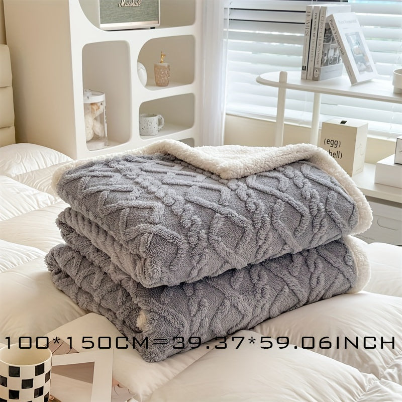 Vintage Double-Sided Fleece Blanket