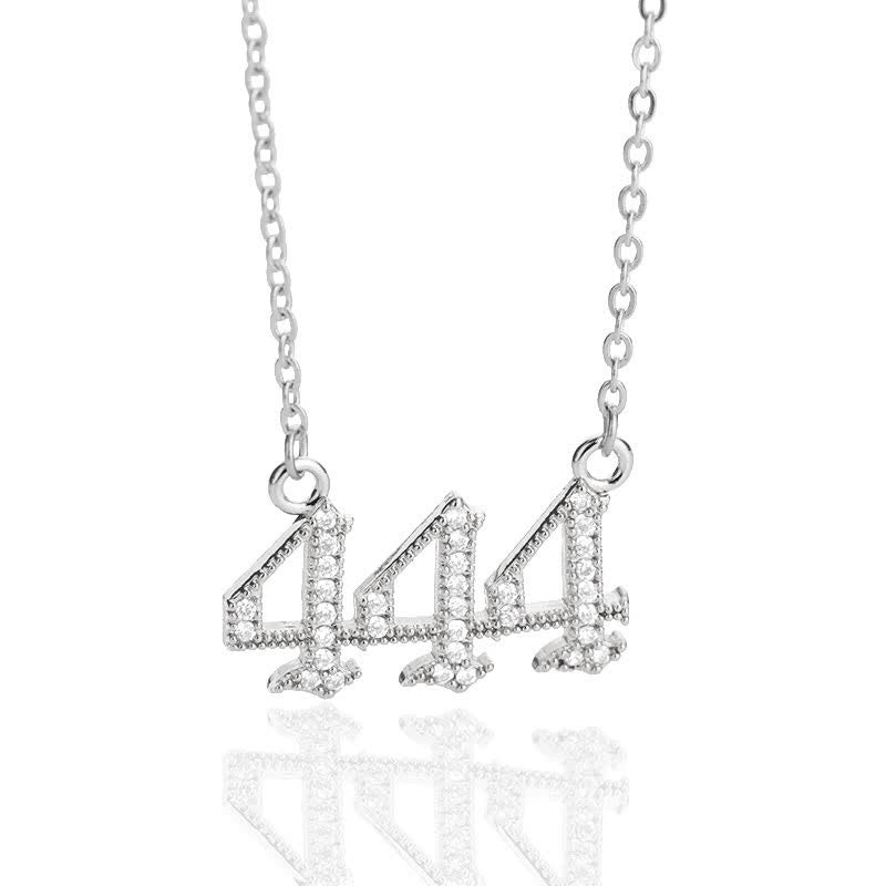 Zirconia - Angel Numbers Necklace for Women