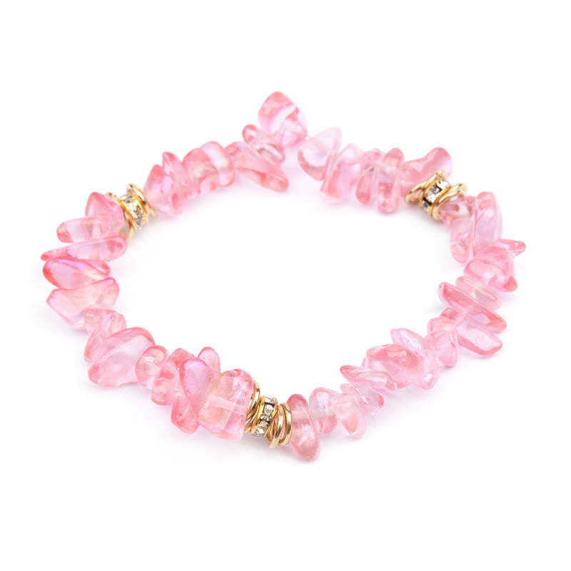 Natural Stone - Crystal Bead Bracelet