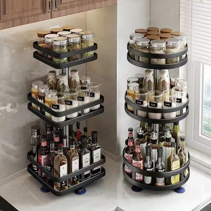 360° Rotating Storage Rack - Multifunctional Organizer
