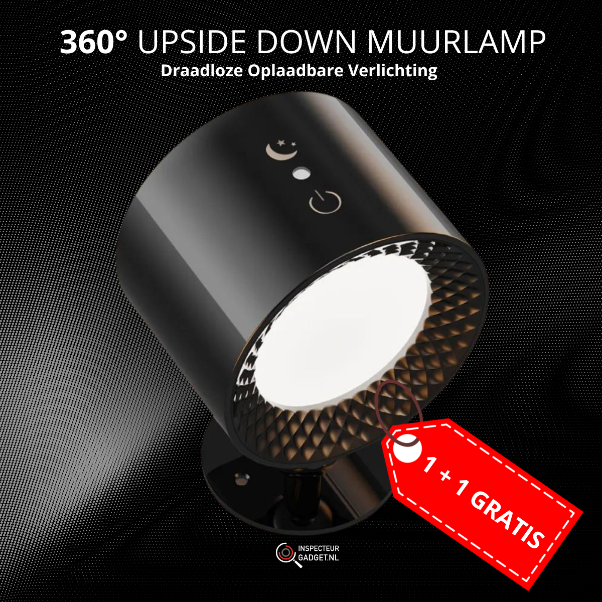 360 Up-Down Wall Lamp - Wireless Rechargeable