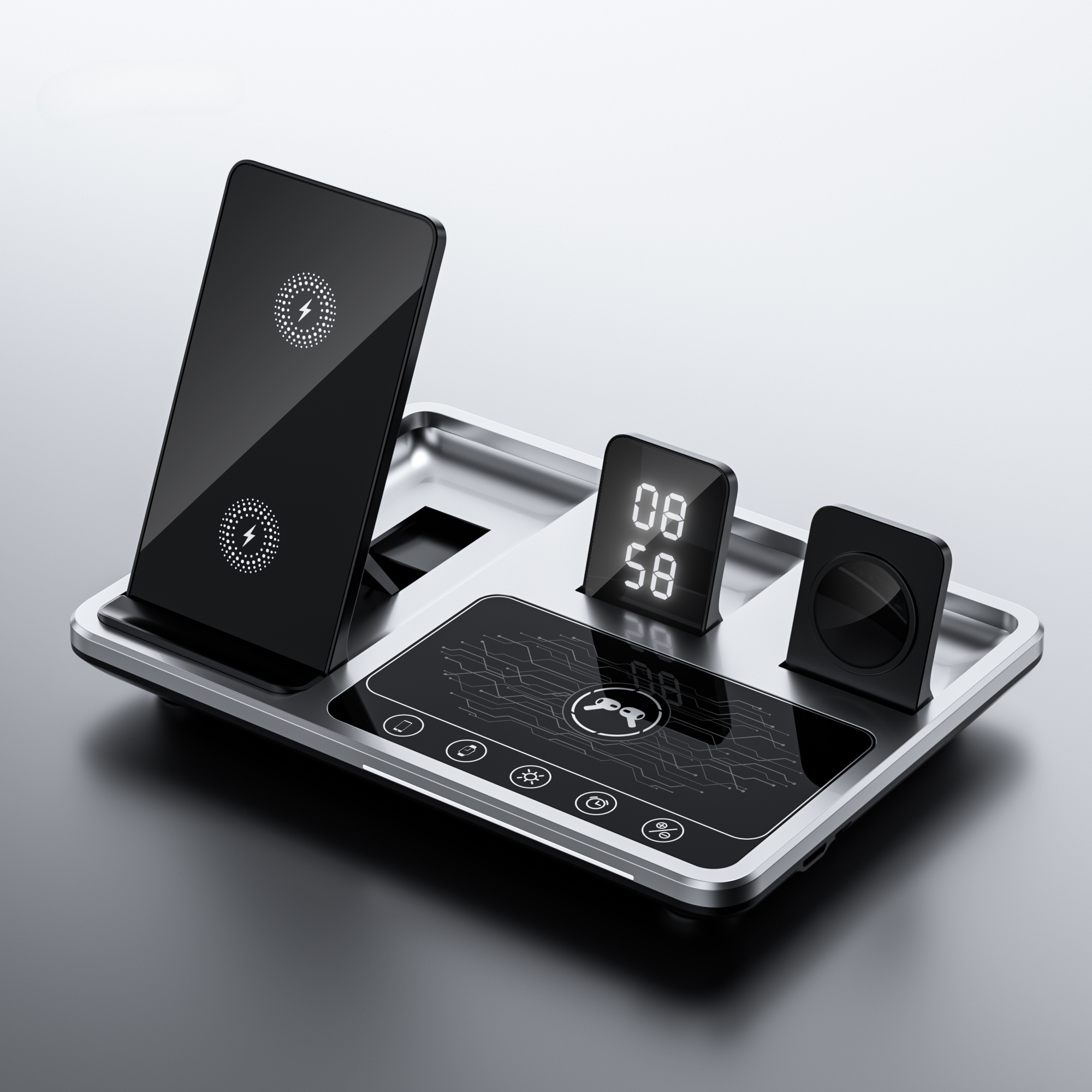PowerPro Charger - 4-in-1 Wireless Charging Station