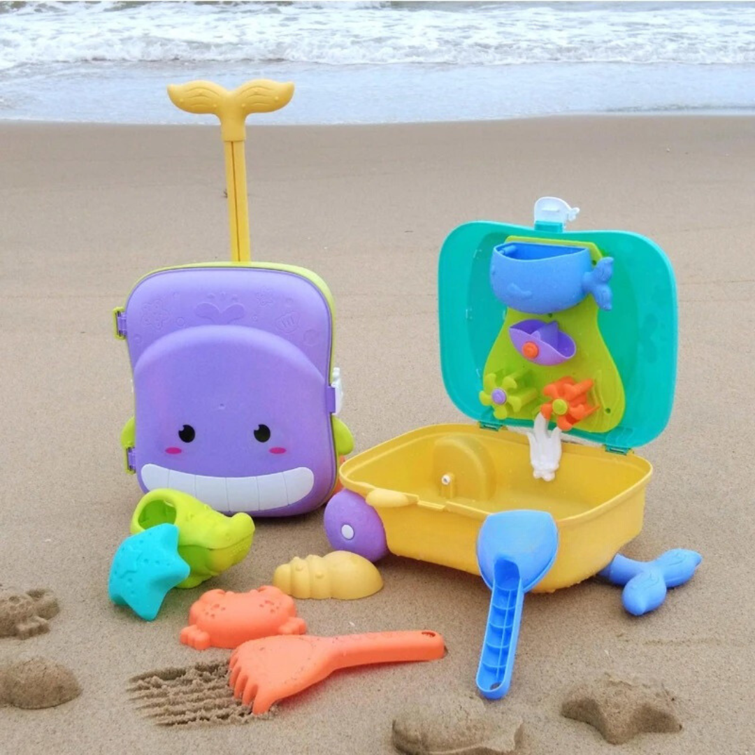 BeachBuddy Trolley - Pull-Along Beach and Sand Toy Set for Kids