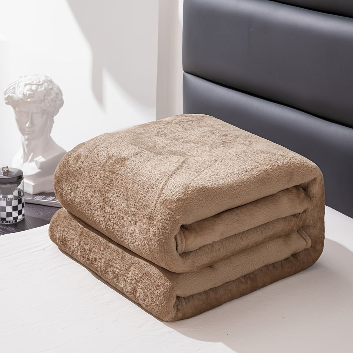 Grey Flannel Blanket - All-Season Luxury