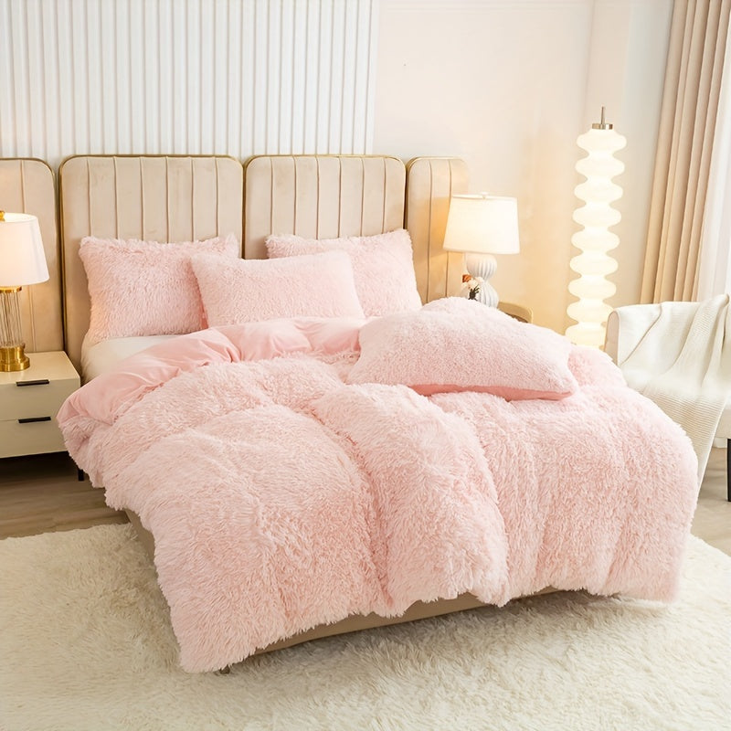 Ultra-Soft Plush Duvet Cover Set - Zipped