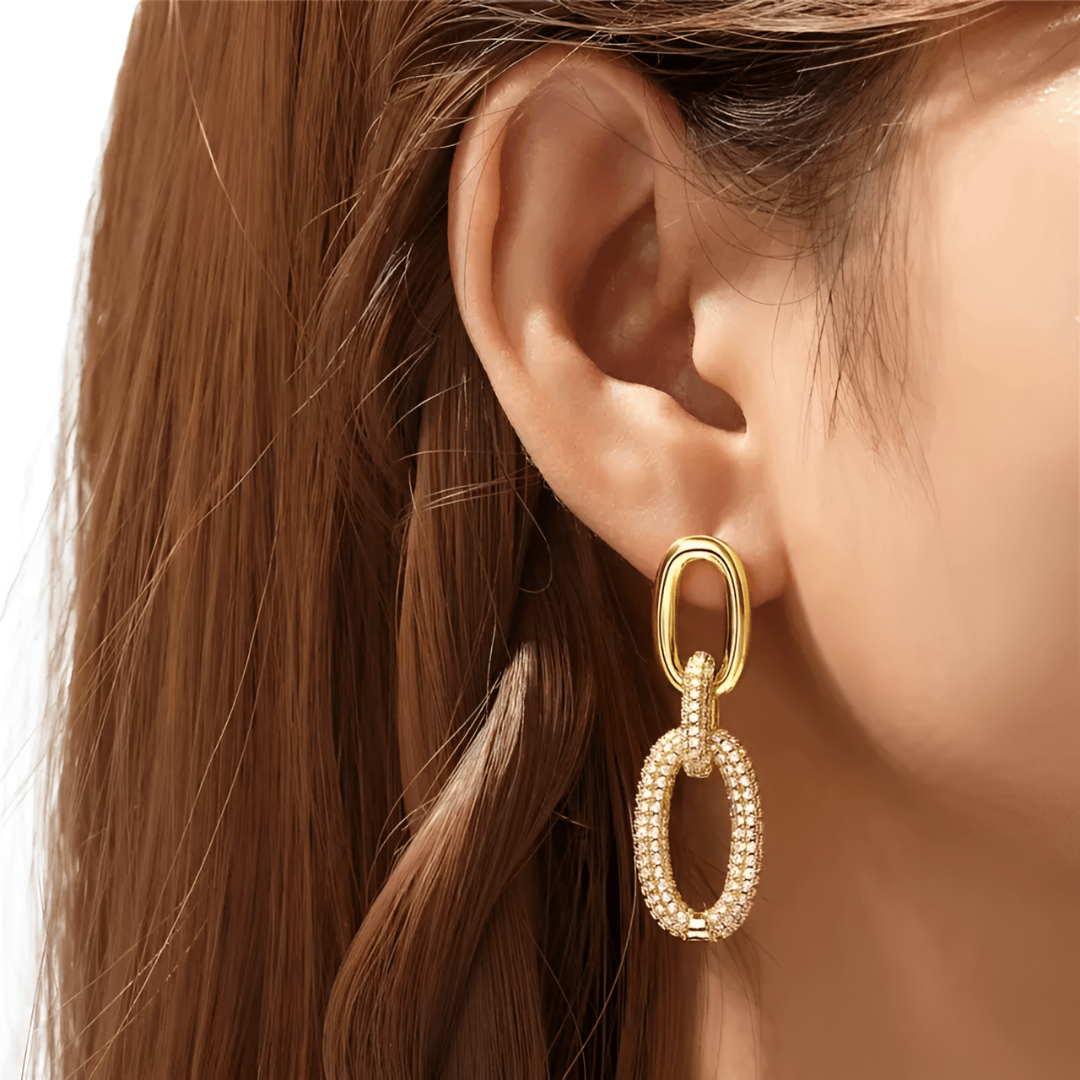 Aurora - Sparkle Hoop Earrings for Women