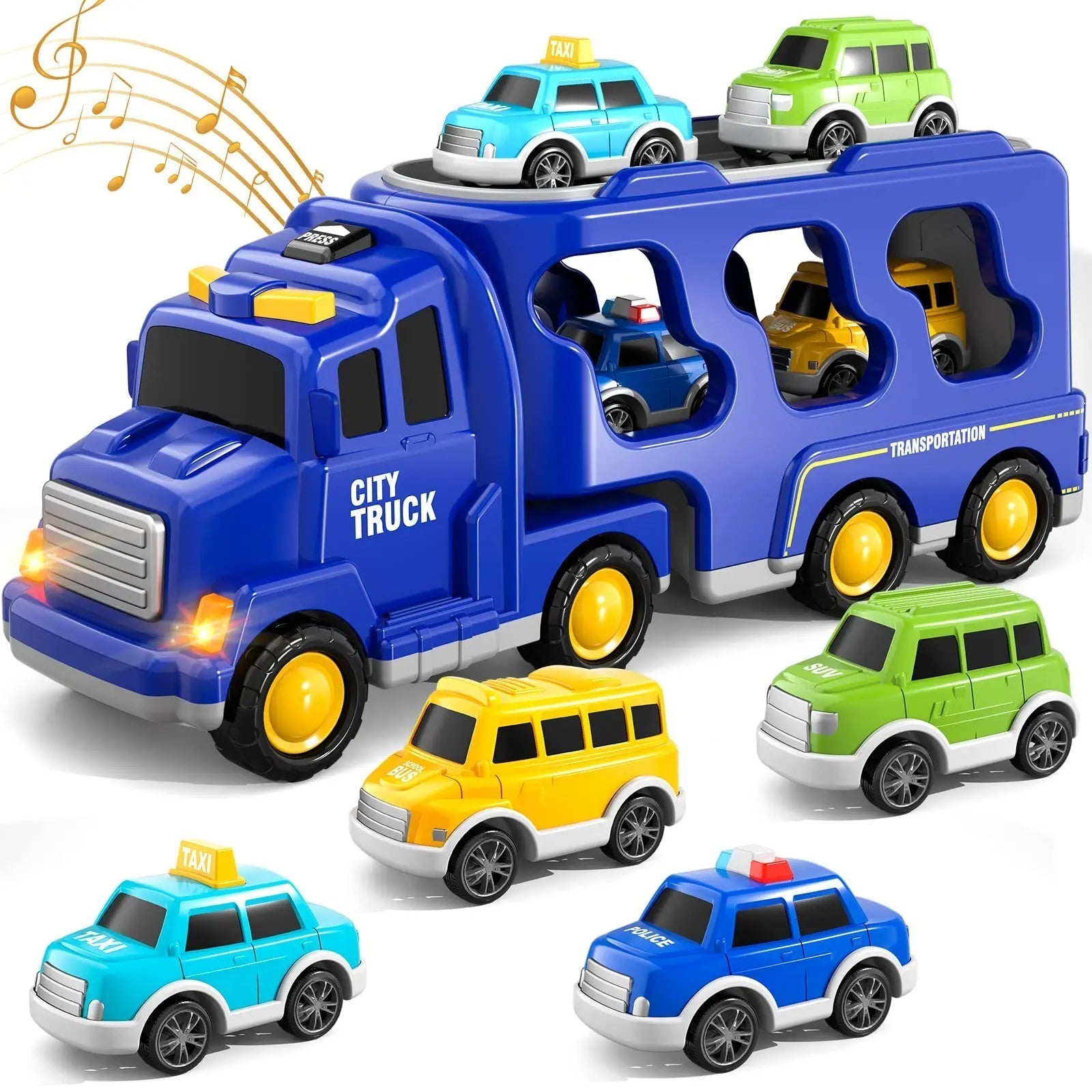 Magic Wheels Set - Light and Sound Toy Truck for Kids