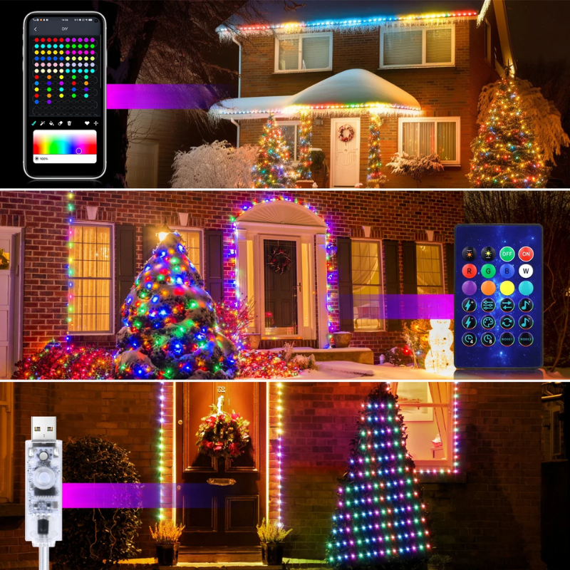 Jubilace - Connected RGBIC Fairy Lights for Christmas and Parties