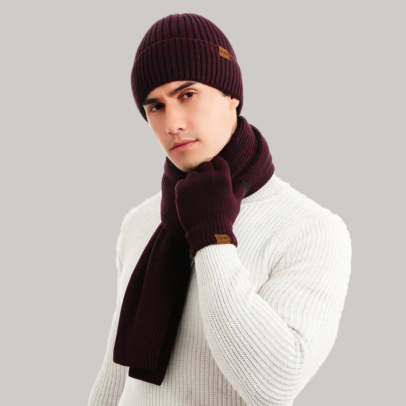 ArcticStyle - Beanie, Scarf & Gloves Set