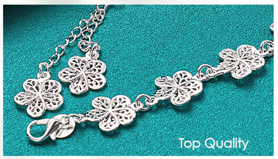 Silver Filigree - Link Bracelet for Women