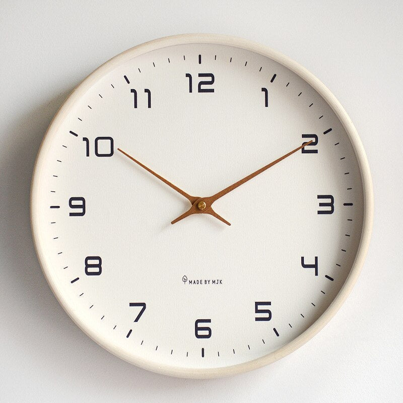Scandinavian Wooden Wall Clock - Timeless Design