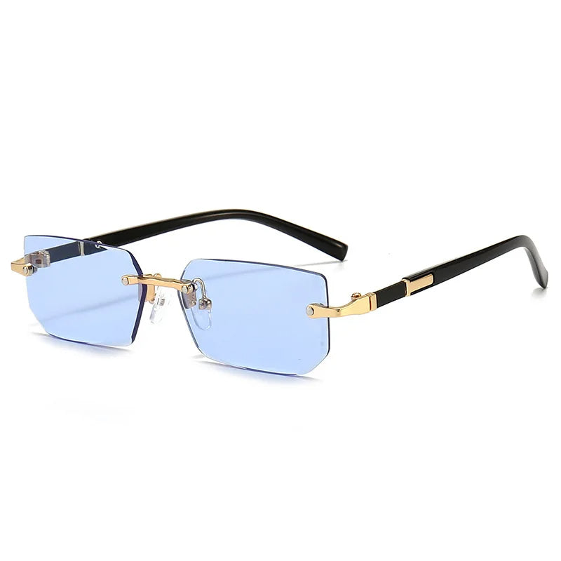 MilaShade - Rimless Rectangular Sunglasses for Women