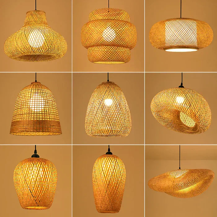 RayaLicht - Handmade Rattan Pendant Lamp