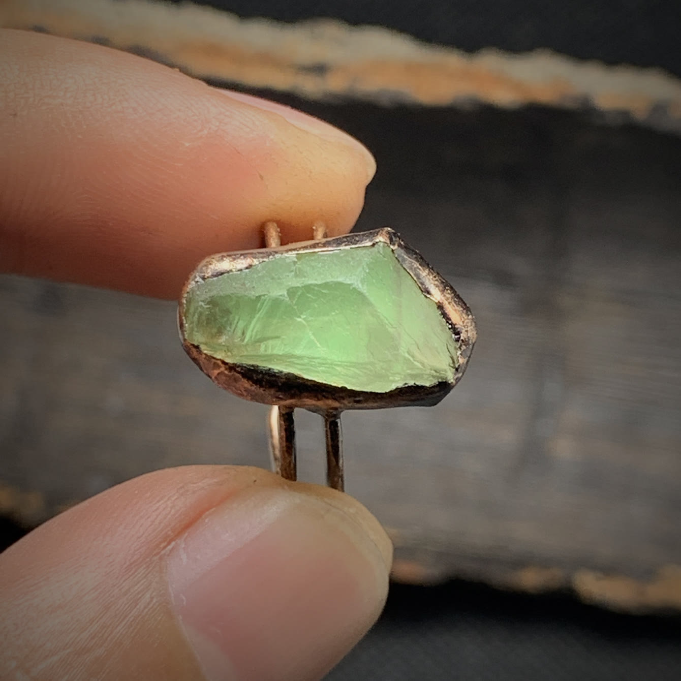 Selina - Natural Raw Birthstone Ring for Women