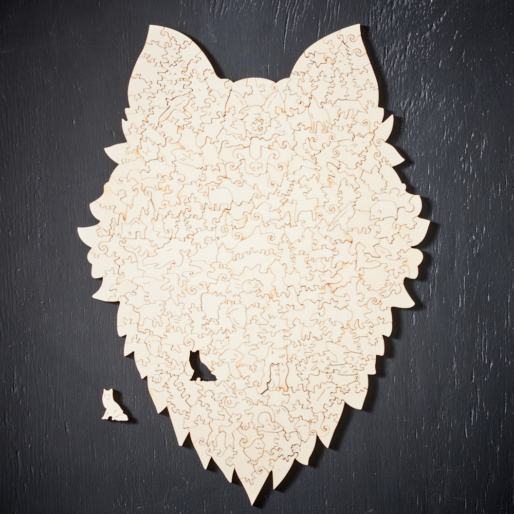 MajesticWolf Puzzle - Premium Wooden Jigsaw Puzzle
