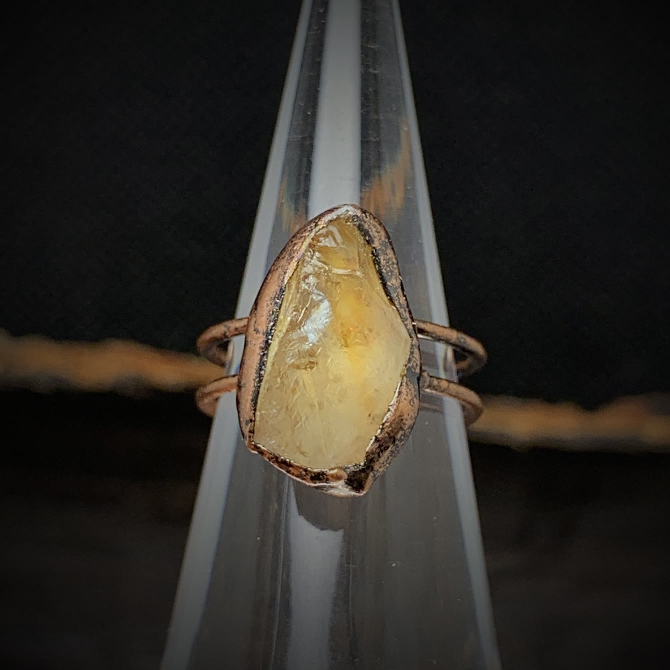 Selina - Natural Raw Birthstone Ring for Women