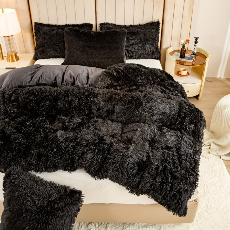 Ultra-Soft Plush Duvet Cover Set - Zipped