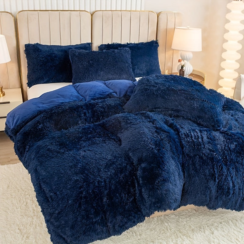 Ultra-Soft Plush Duvet Cover Set - Zipped