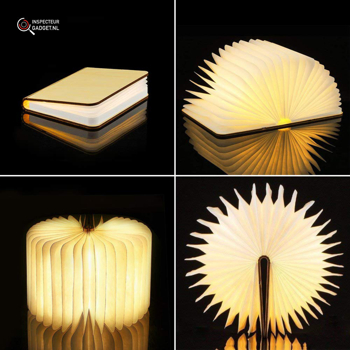 NovelGlow Table Lamp - Cordless Rechargeable Light
