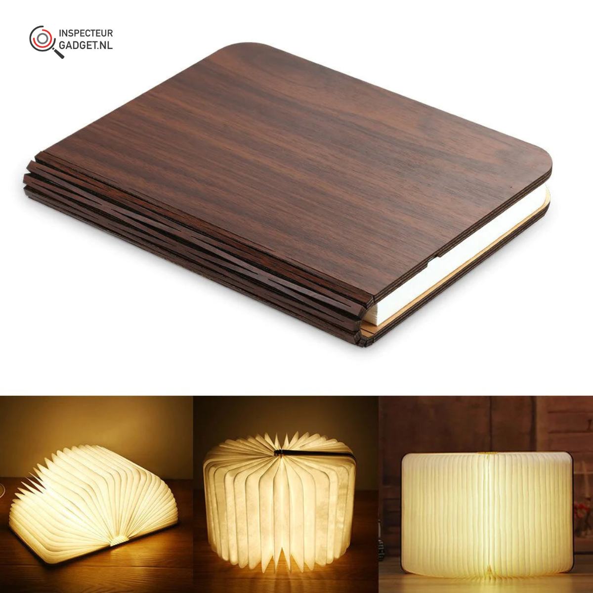 NovelGlow Table Lamp - Cordless Rechargeable Light