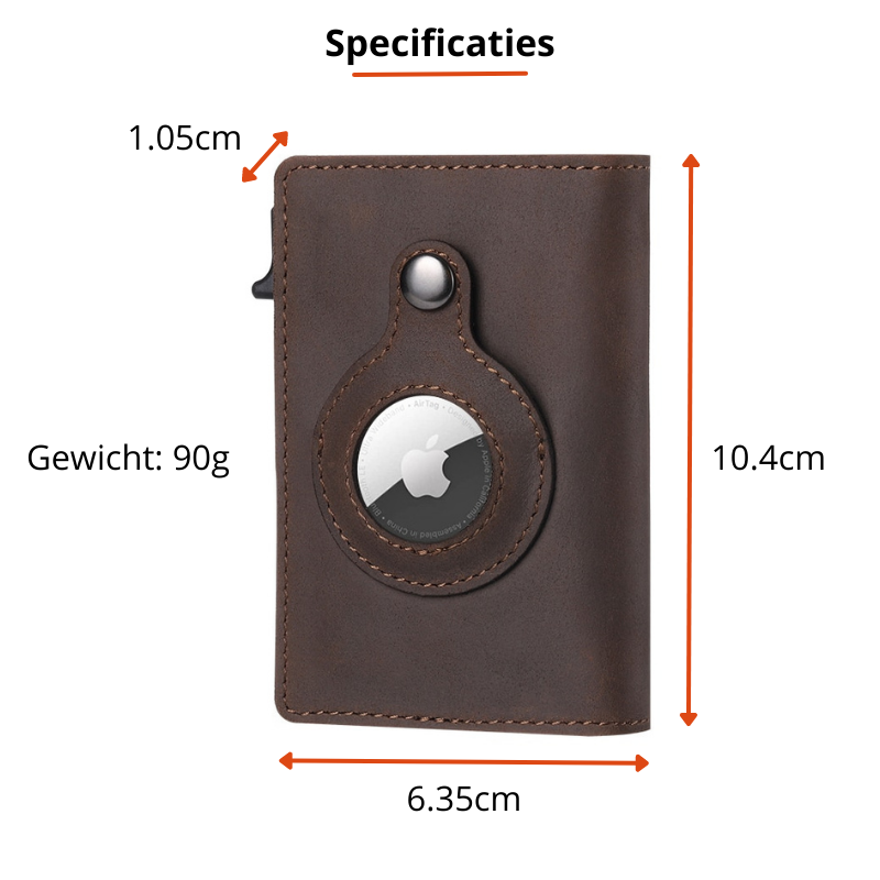 AirWallet - Slim Carbon Fibre Wallet with Apple AirTag Slot