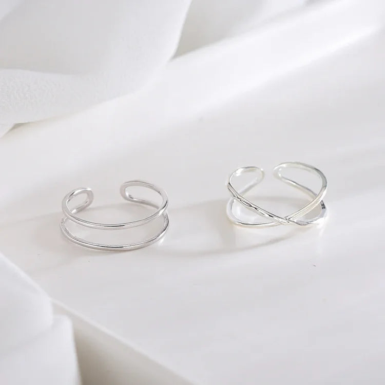Lina - Adjustable Double Line Ring for Women