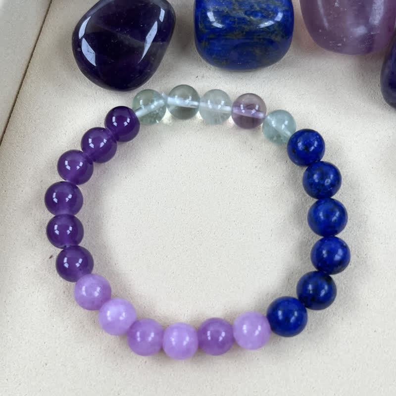 Aurora - Amethyst & Lapis Lazuli Bracelet for Women