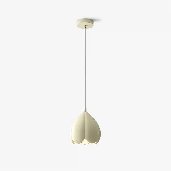FlowerGlow Pendant - Cream Cottage Ceiling Lamp