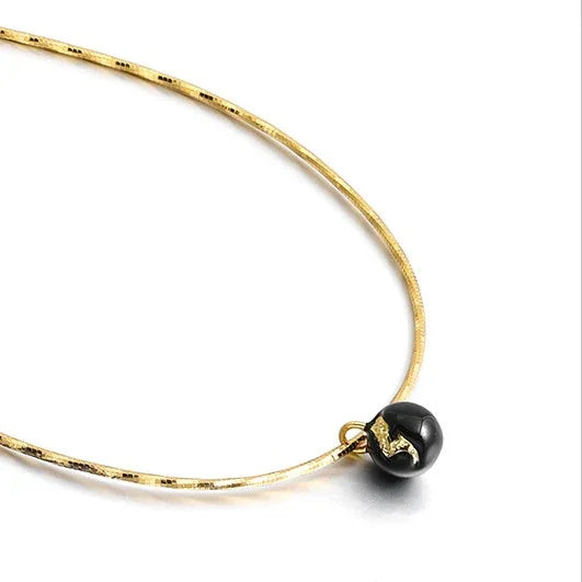 Iris - Vintage Gold-Dipped Statement Necklace for Women