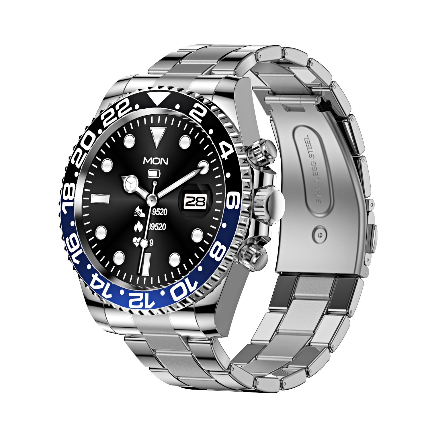 PowerTech Smartwatch – Stylish Health Monitor