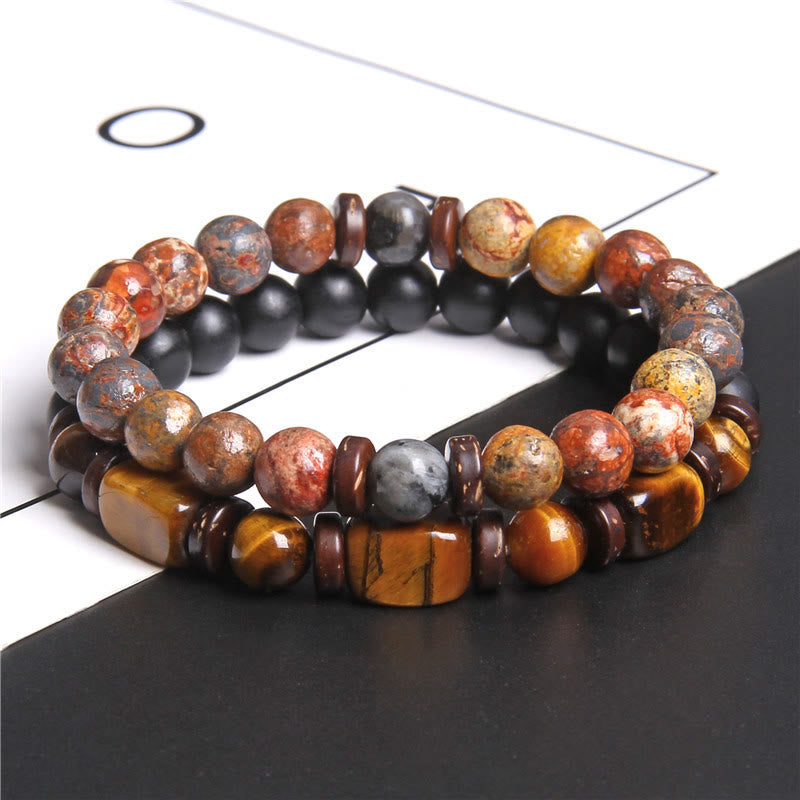 Naya - African Turquoise & Tiger Eye Bracelet for Women