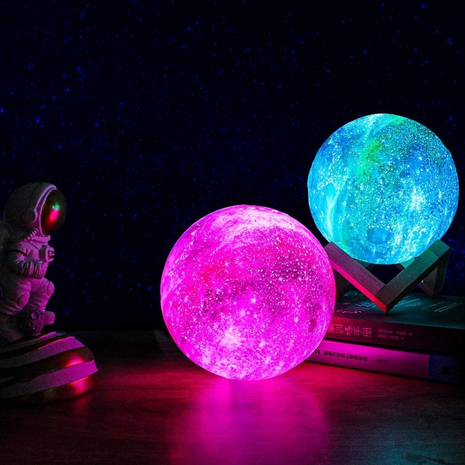 Moonbright Star Lamp - Rechargeable Touch Night Light