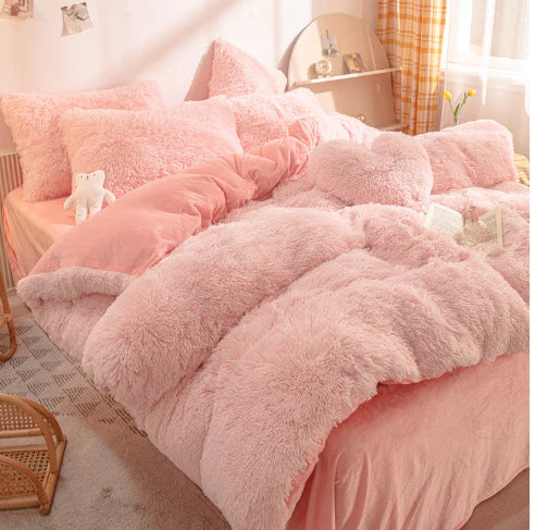 FluffCandy Duvet Set - Long-Hair Winter Warmth